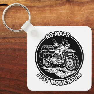 Motorrad-Touring-Freiheitsmentalität Schlüsselanhänger