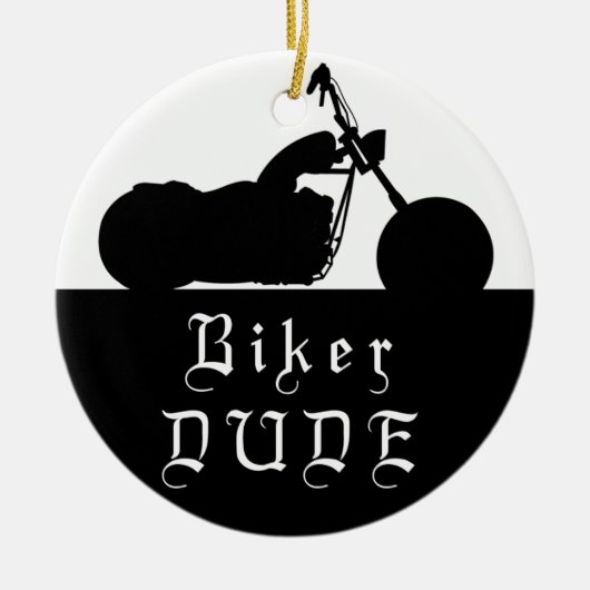 Motorrad-TYP Motorrad Custom Foto Ornament (Vorne)