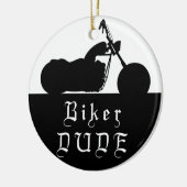 Motorrad-TYP Motorrad Custom Foto Ornament (Links)