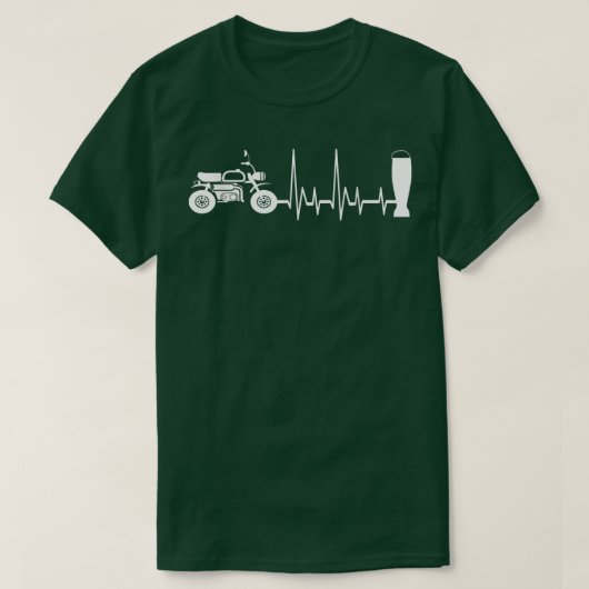 Motorrad und Bier - Motorrad-Chopper T-S T-Shirt (Design vorne)