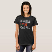 Motorrad und Mama Kinda Biker T-Shirt (Vorne ganz)
