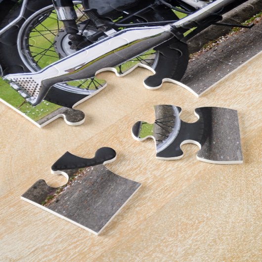Motorrad und Spitfire Puzzle (Seite)