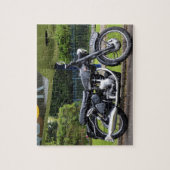 Motorrad und Spitfire Puzzle (Vertikal)