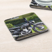 Motorrad und Spitfire Untersetzer (Linke Seite)