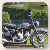 Motorrad und Spitfire Untersetzer (Vorderseite)