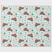 Motorrad-Urlaubsgeschenke Geschenkpapier (Flach)