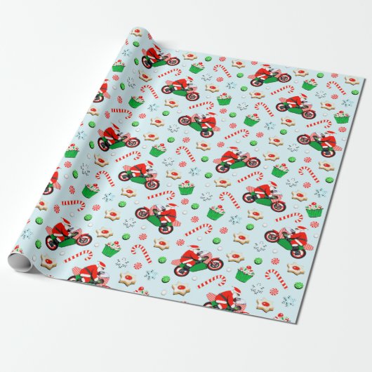 Motorrad-Urlaubsgeschenke Geschenkpapier (Ungerollt)