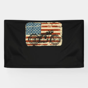 Motorrad USA Flag patriotisch Vintag 4. Juli Banner