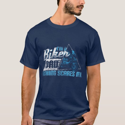 Motorrad Vater Junge T-Shirt (Vorderseite)