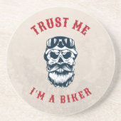 Motorrad Vertrauen Sie mir, ich bin ein Motorradfa Getränkeuntersetzer (Vorne)