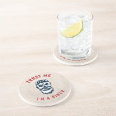 Motorrad Vertrauen Sie mir, ich bin ein Motorradfa Getränkeuntersetzer (Seite)