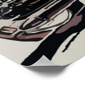 Motorrad-Vintage-Werbung Poster (Ecke)