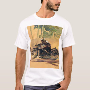 Motorrad Vintager T - Shirt