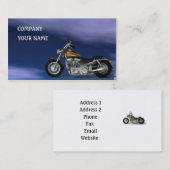 Motorrad Visitenkarte (Vorne/Hinten)