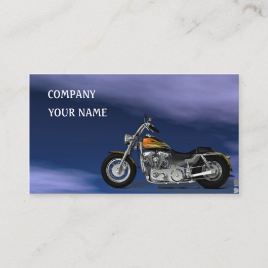 Motorrad Visitenkarte (Vorderseite)