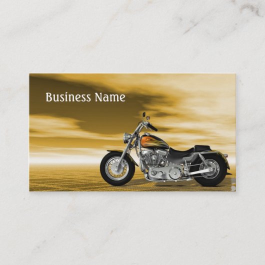 Motorrad Visitenkarte (Vorderseite)