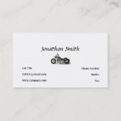 Motorrad Visitenkarte (Rückseite)