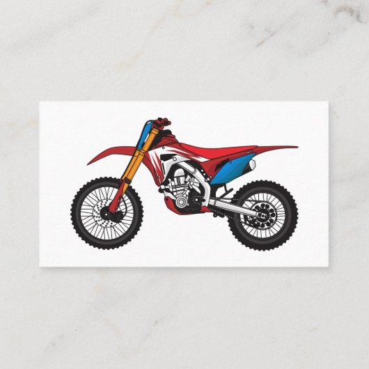 Motorrad Visitenkarte (Rückseite)