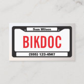 Motorrad Visitenkarte (Vorderseite)