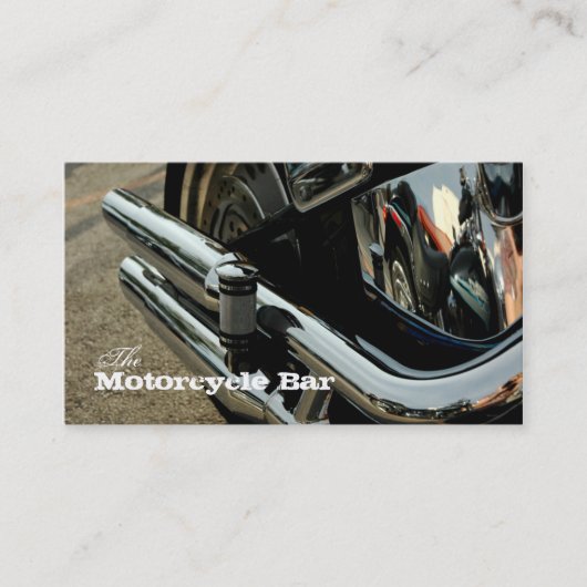 Motorrad-Visitenkarte-Mechaniker Visitenkarte (Vorderseite)