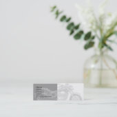 Motorrad-Visitenkarte Mini Visitenkarte (Stehend Vorderseite)