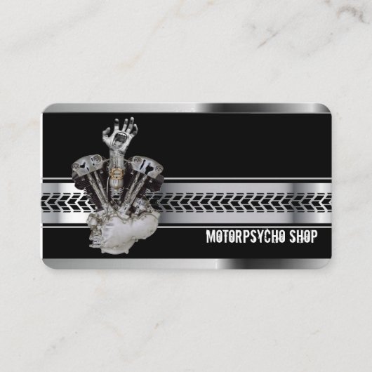 Motorrad-Visitenkarte Visitenkarte (Vorderseite)