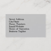 Motorrad-Visitenkarte Visitenkarte (Rückseite)