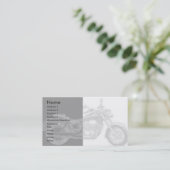 Motorrad-Visitenkarte Visitenkarte (Stehend Vorderseite)