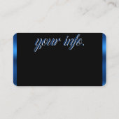 Motorrad-Visitenkarte Visitenkarte (Rückseite)