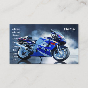 Motorrad-Visitenkarte Visitenkarte