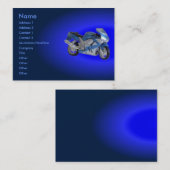 Motorrad-Visitenkarte Visitenkarte (Vorne/Hinten)