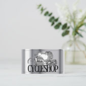 Motorrad-Visitenkarte Visitenkarte (Stehend Vorderseite)