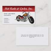 Motorrad-Visitenkarten Visitenkarte (Vorne/Hinten)