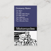 Motorrad-Visitenkarten Visitenkarte (Vorderseite)