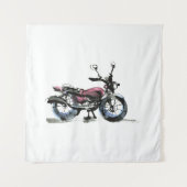 Motorrad Wandteppich (Vorderseite)