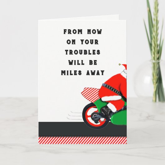 Motorrad Weihnachten (Vorderseite)