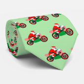 Motorrad Weihnachten Krawatte (Gerollt)