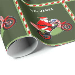 Motorrad Weihnachtsgeschenk Geschenkpapier
