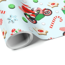 Motorrad Weihnachtsgeschenk Geschenkpapier