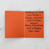 Motorrad Weihnachtskarte Feiertagskarte (Innenseite)