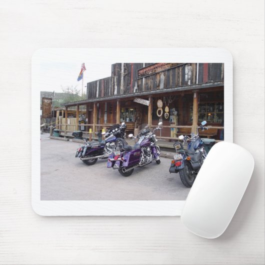 Motorrad-Western-Saal Mousepad (Mit Mouse)