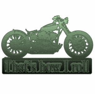 Motorrad - wie ich rolle fotoskulptur magnet