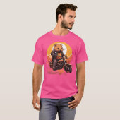 Motorrad-Wombat T-Shirt (Vorne ganz)