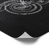 Motorradabdeckung - Patentenkappe Poster (Ecke)