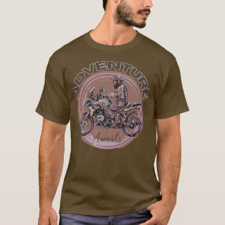 Motorradabenteuer erwartet T-Shirt