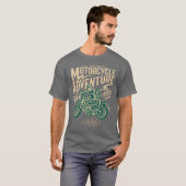 Motorradabenteuer Männer-T - Shirt (Vorne ganz)