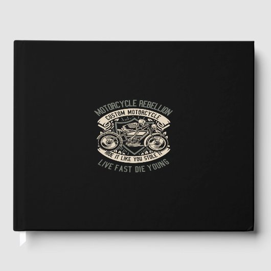 Motorradaufstand Gästebuch (Vorderseite)