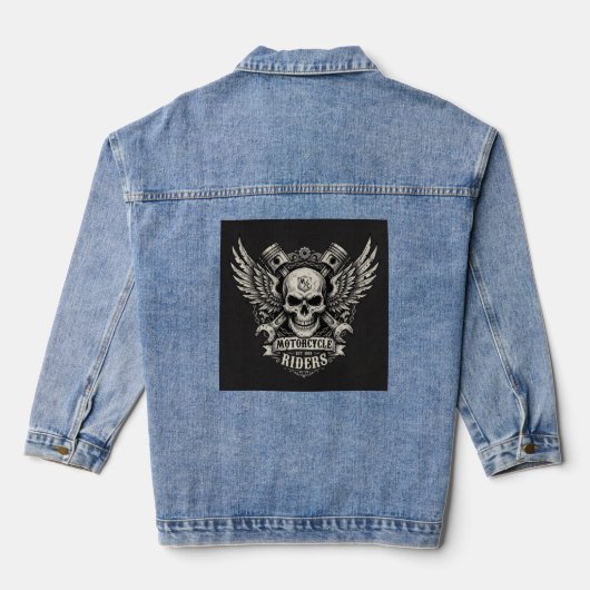 Motorradbekleidung Jeansjacke (Rückseite)