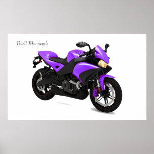 Motorradbild für Plakat