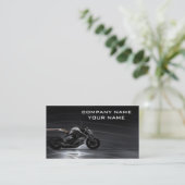 Motorradbürokarte Visitenkarte (Stehend Vorderseite)